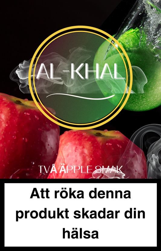Al-Khal Två äpplen – Herbal vattenpipa melass