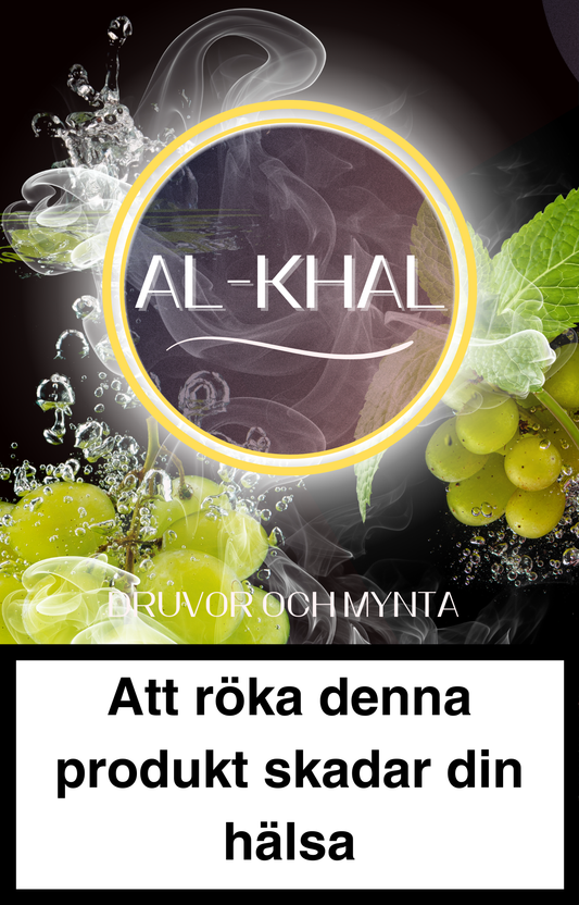 Al-Khal Mynta & Druvor – Herbal vattenpipa melass