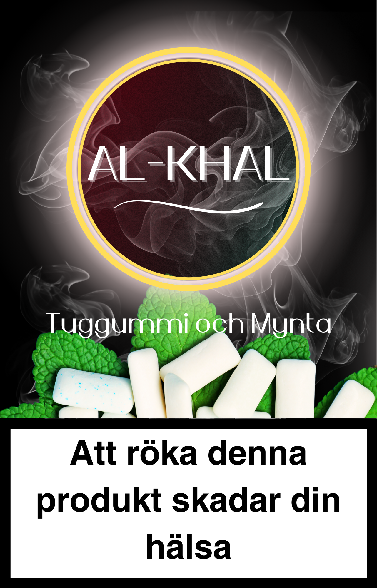 Al-Khal Mynta & Tuggummi – Herbal vattenpipa melass